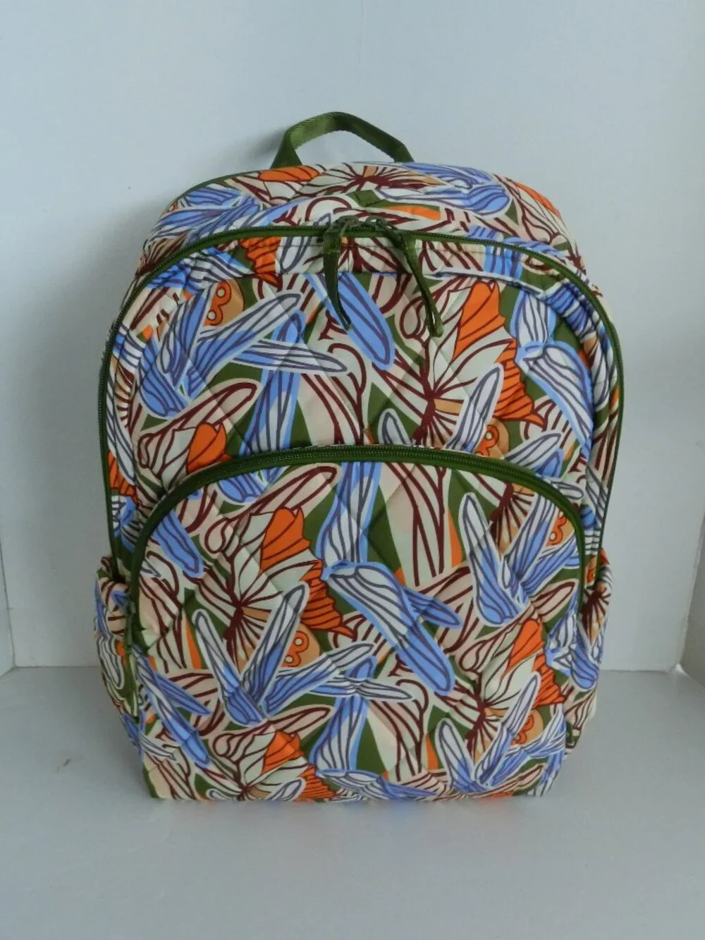 Vera Bradley Ultralight Essential LARGE Backpack Laptop Bag in Dragon Fly